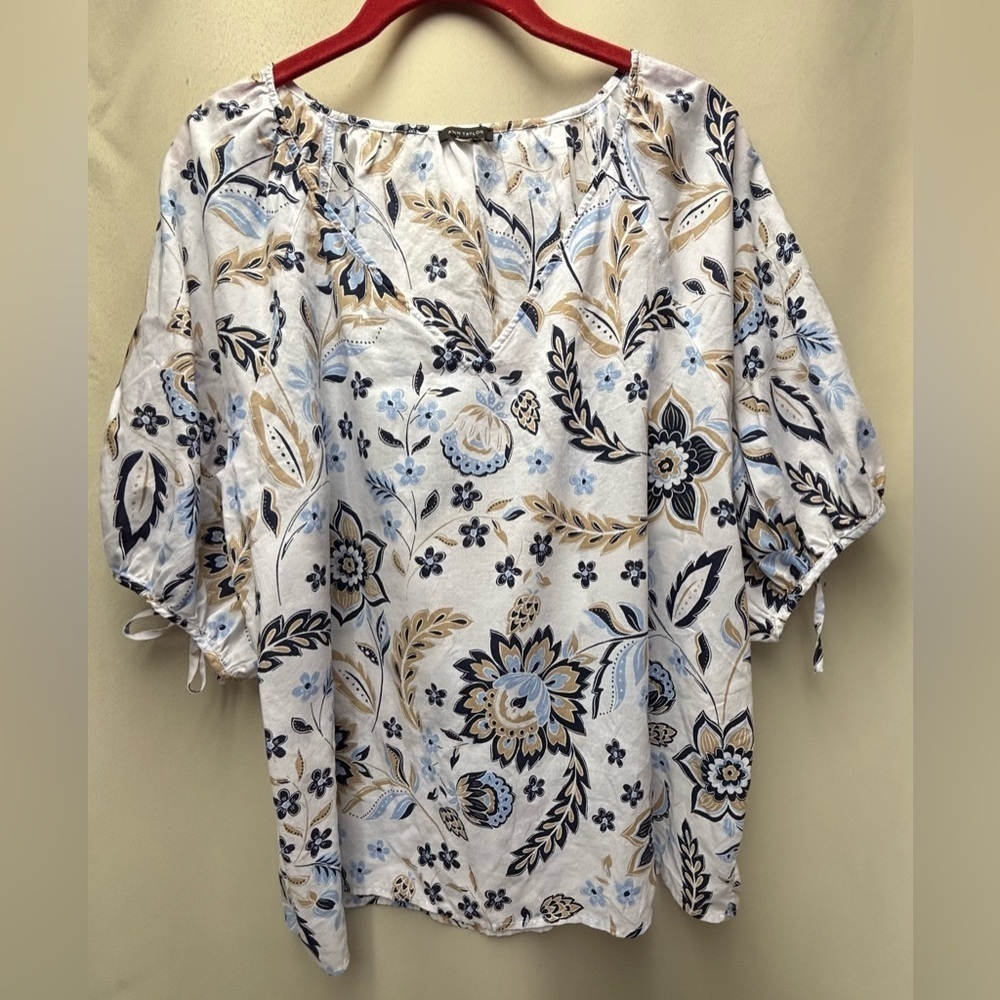 Ann Taylor Floral Print Blouse